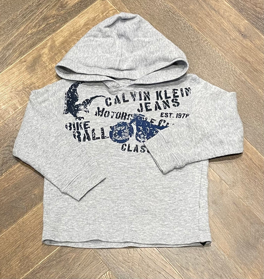 Grey  Calvin Klein Hoodie, 4Y