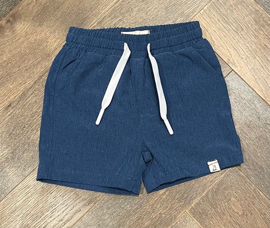 Navy  Me & Henry Swim Short, 0-3M