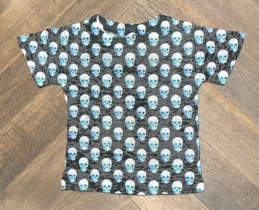 Multi  Stella Blue Tee Skull, 2Y