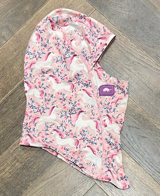 Floral  Turtle Fur Balaclava, Pre-owned