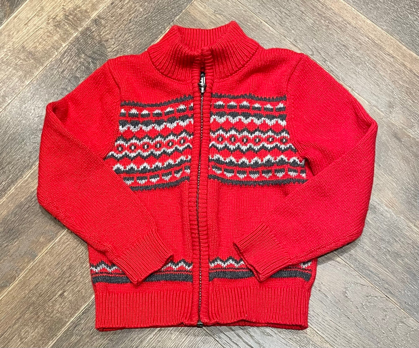 Red  Oshkosh Knit Sweater, 4Y
