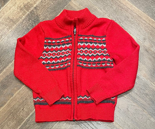 Red  Oshkosh Knit Sweater, 4Y