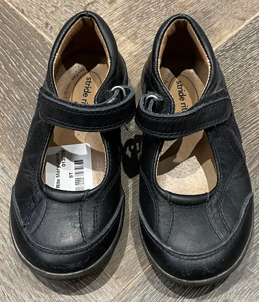 Black  Stride Rite Mary Jane, 9T