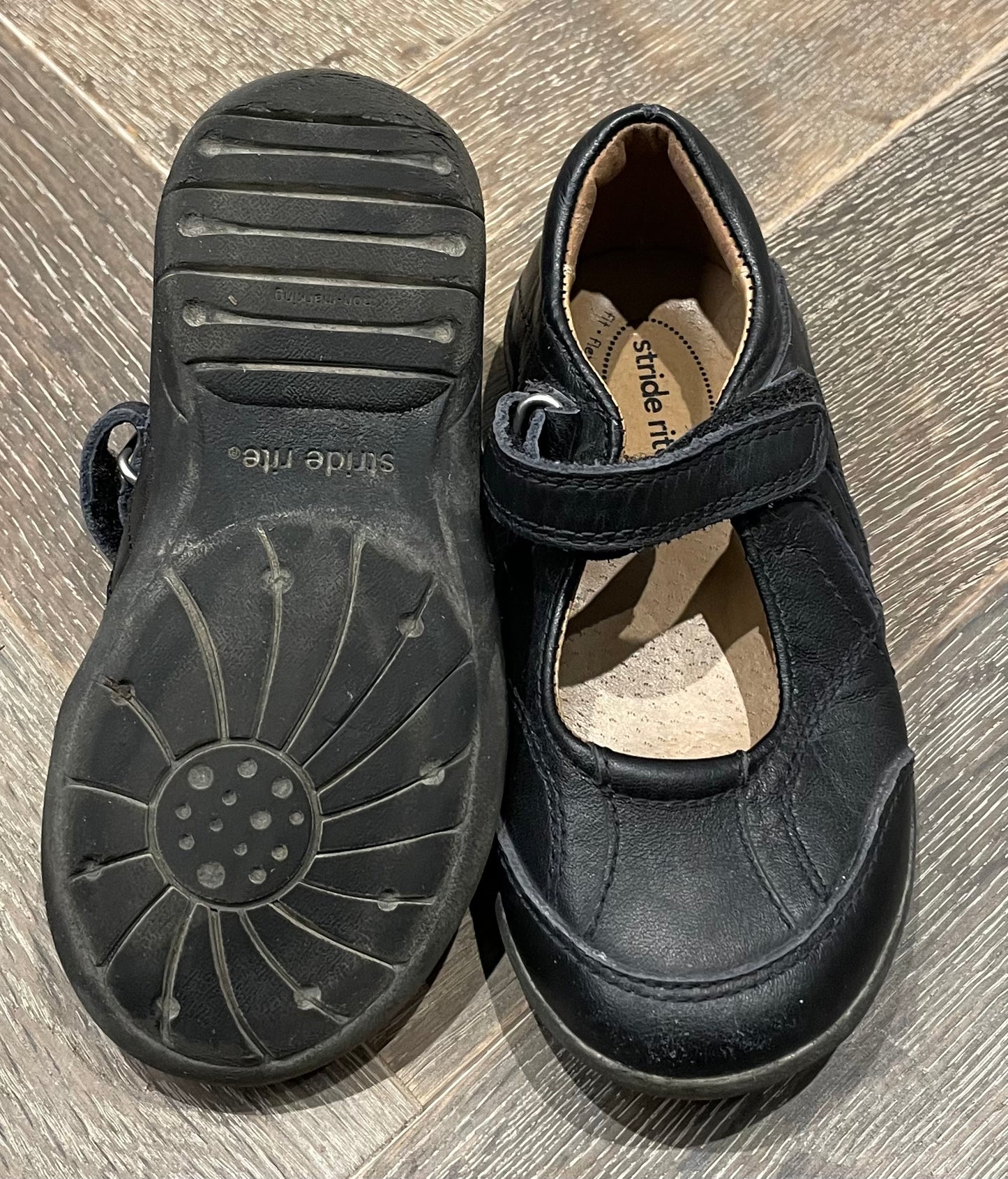 Black  Stride Rite Mary Jane, 9T