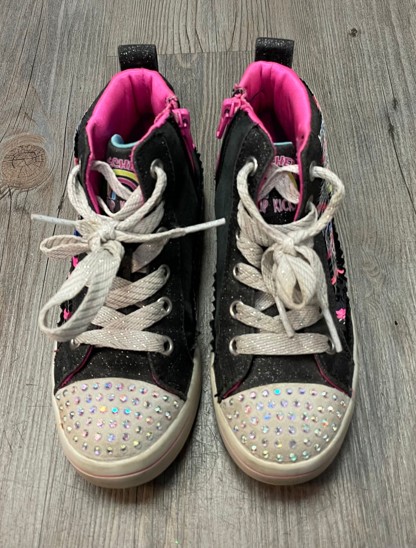 Multi  Skechers Hightop Shoes, 11.5Y