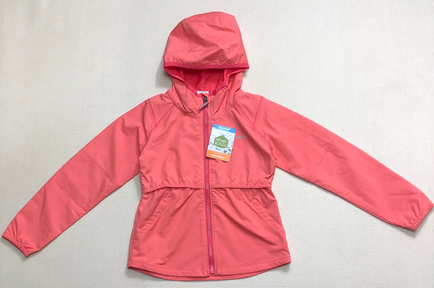Orange  Columbia Omnishield Jacke, 6Y