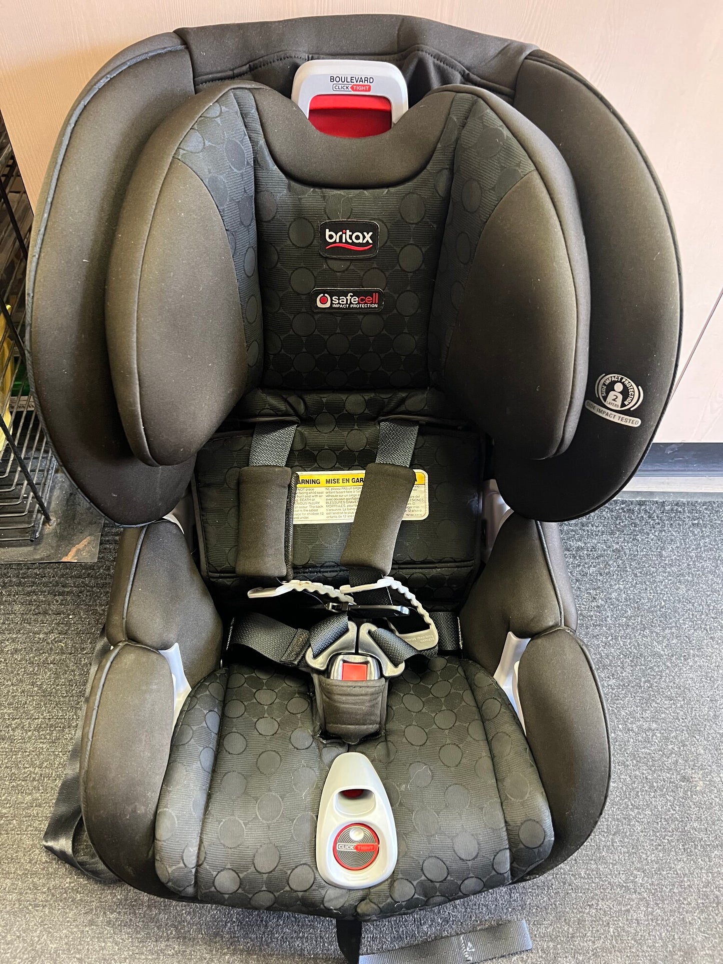 Black  Britax Boulevard Clicktig, 3 In 1