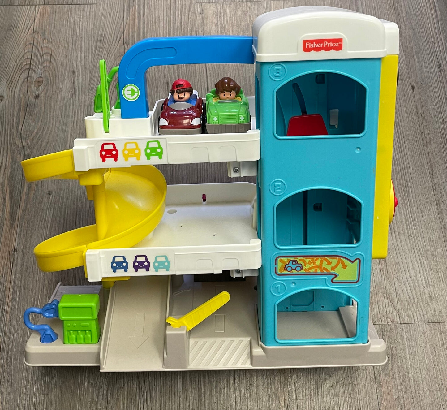 Multi  Fisher Price Garage, Pre-owned