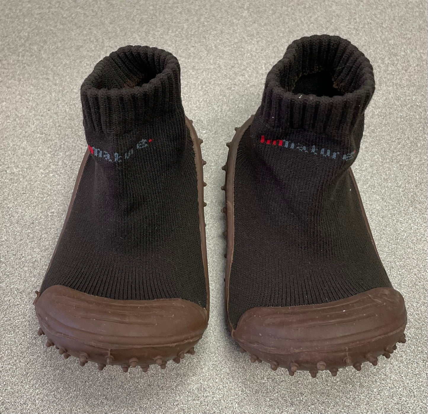 Brown  Non Slip Socks Shoes, 5T