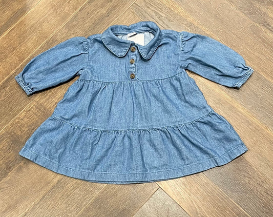 Blue  Old Navy Denim Dress, 3-6M