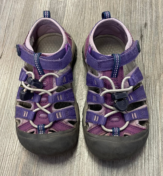 Purple  Keens Sandals, 12Y