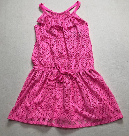 Pink  Justice Swim Cover Up, 10Y