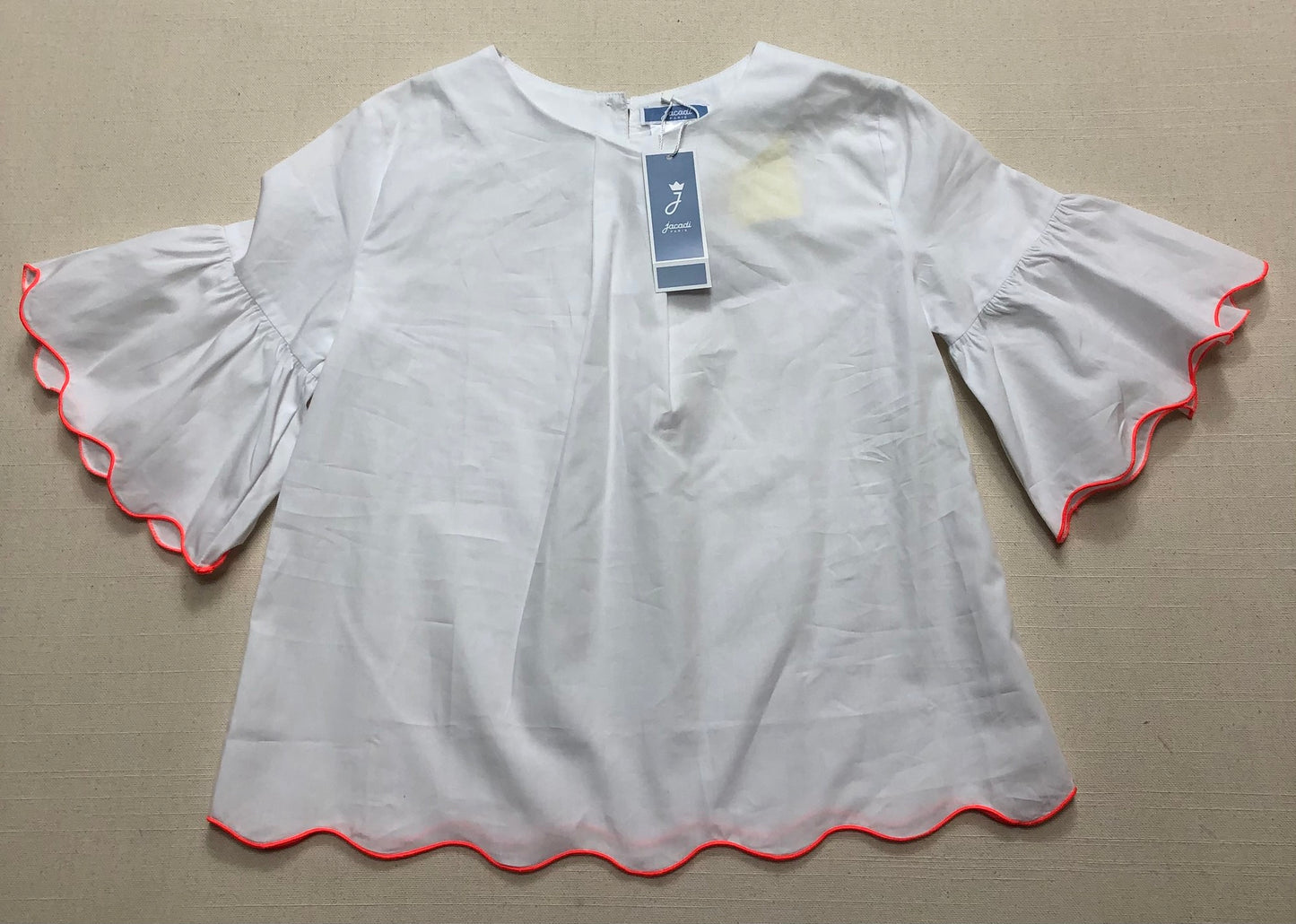 White  Jadadi Shirt, 6Y