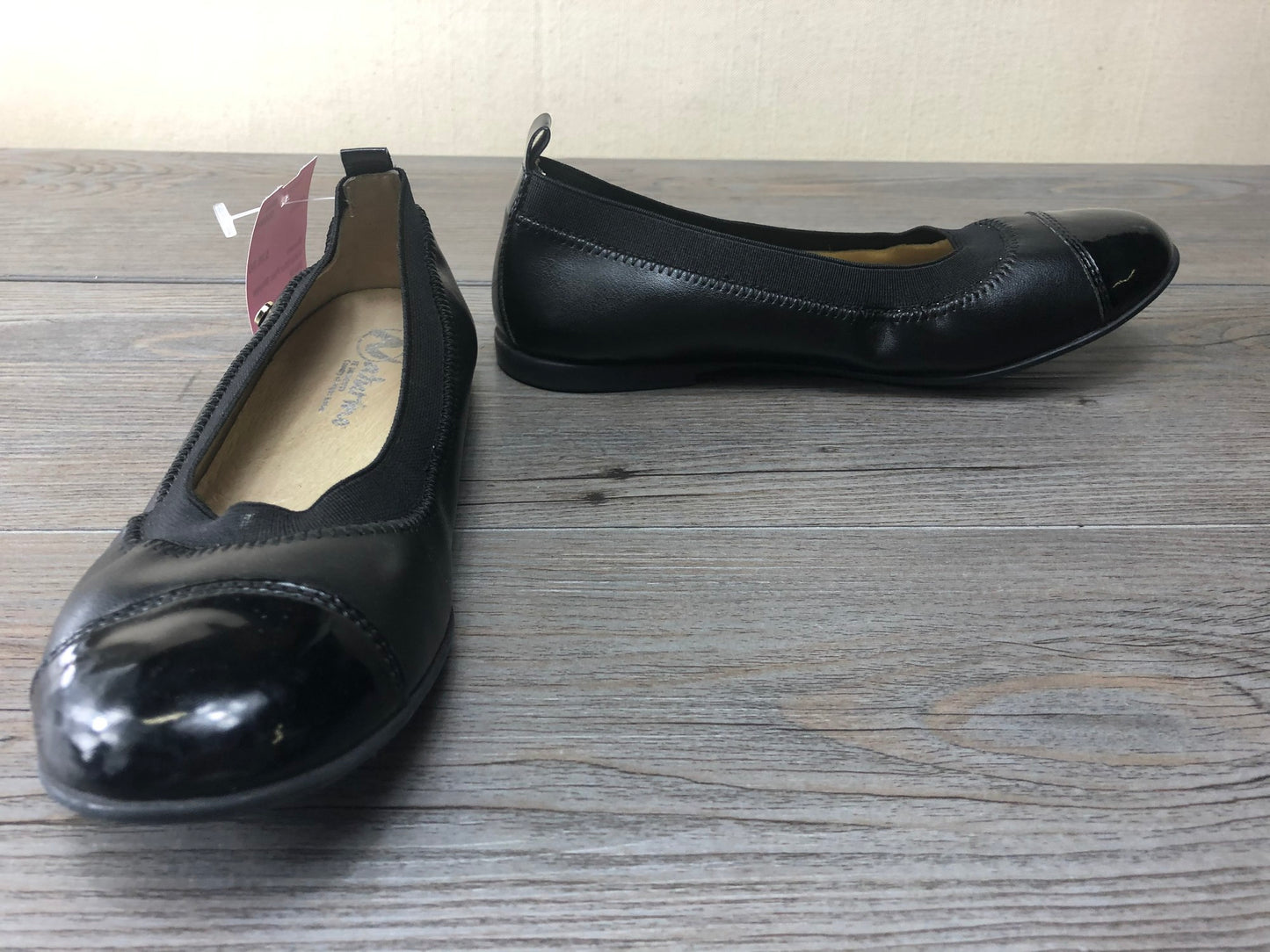 Black  Naturino Flat Shoes, 13.5Y