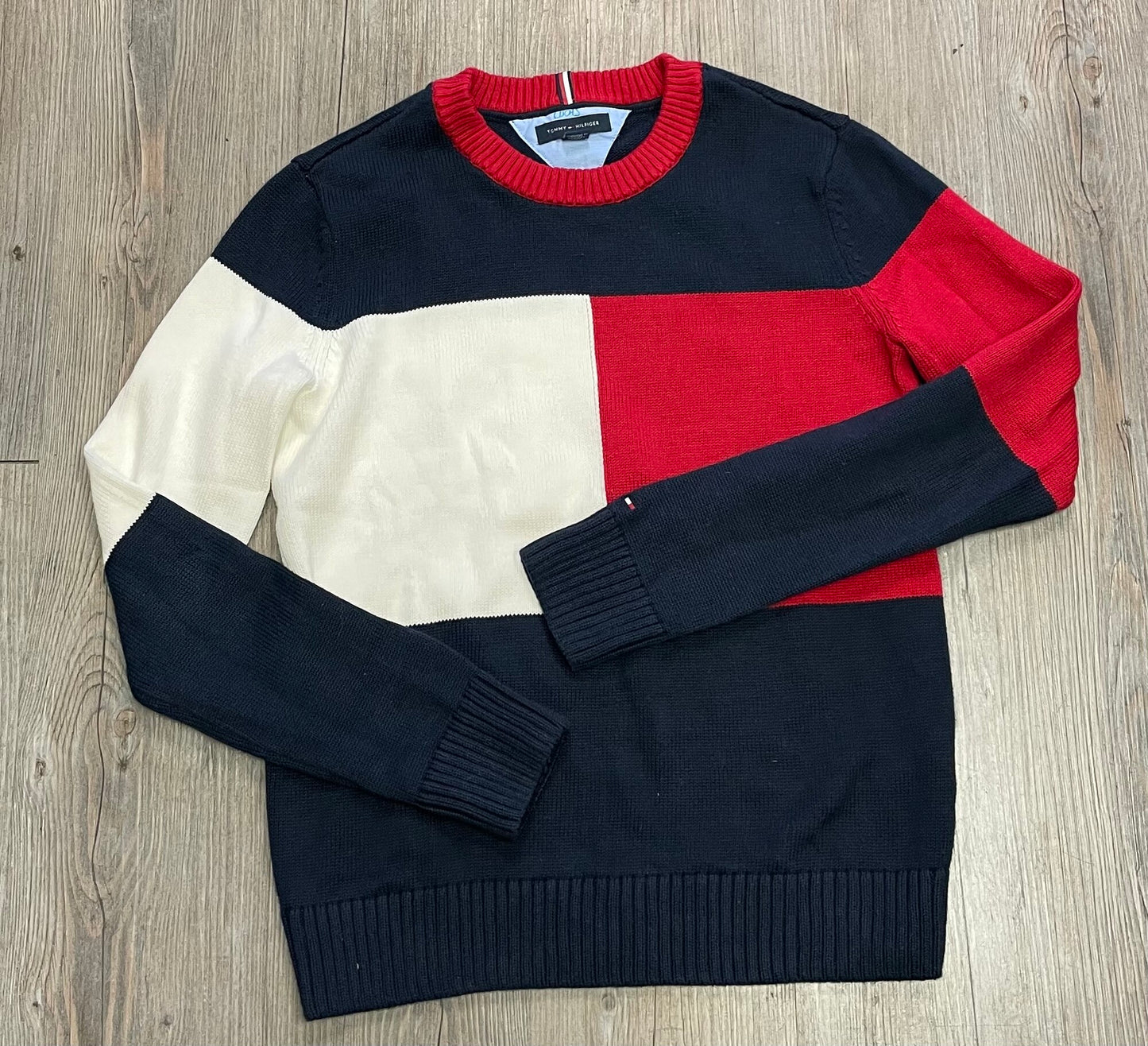 Multi  Tommy Hilfiger Knit Sweat, 12-14Y