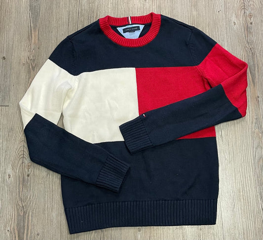 Multi  Tommy Hilfiger Knit Sweat, 12-14Y